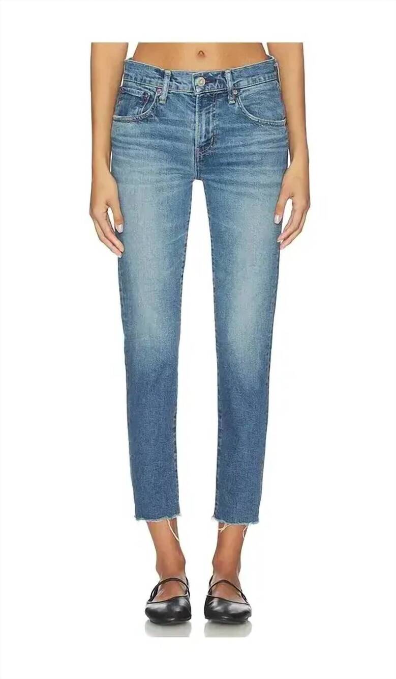 NEW MOUSSY vizcaya skinny jeans in blue